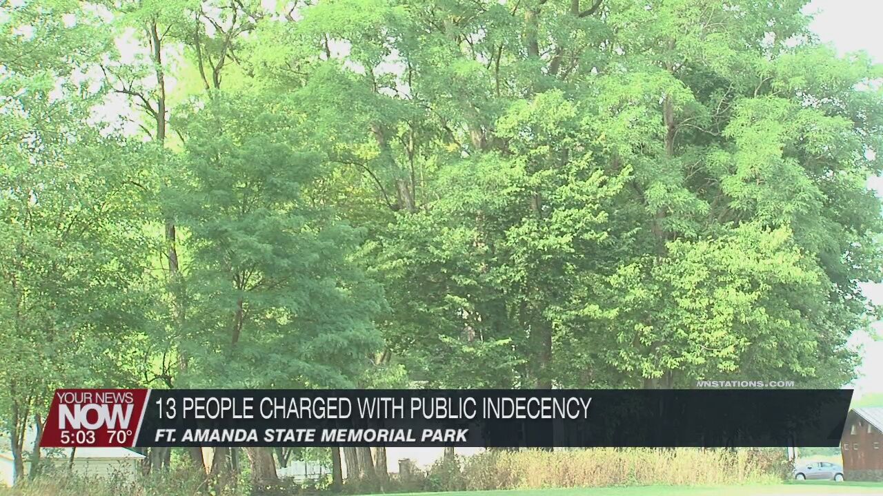 13 people arrested for public indecency at Ft. Amanda St. Park
